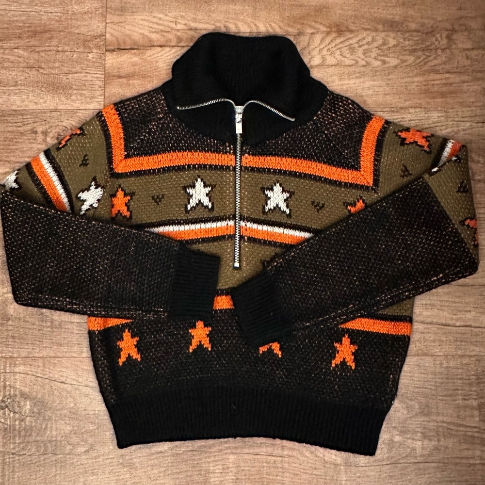 Scotch & Soda Retro Half-Zip Pullover Sweater Size XS EUC!